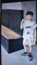 G.DUCKKIDS小黃鴨童裝哪吒兒童服裝男童夏套裝2025新款運動寶寶男孩無袖衣服 綠色 可亮燈 120 曬單實拍圖