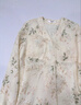 米度麗 月子服春秋產(chǎn)后純棉帶胸墊哺乳孕婦睡衣喂奶衣家居服 米杏色 XL 曬單實(shí)拍圖