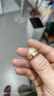 DL 1998胖東來(lái)同款越南沙金戒指男士女款光面情侶婚慶對戒簡(jiǎn)約 女中碼7號(建議90-110斤) 曬單實(shí)拍圖