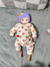 滿月寶寶服裝紅色新生連體衣夏季薄女男龍寶寶嬰兒衣服純棉春秋款 迎新賀歲【棉毛蝴蝶衣】 52cm 【推薦體重4-8斤】 曬單實(shí)拍圖
