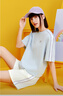 安踏彩虹運(yùn)動(dòng)套裝女夏季短袖圓領(lǐng)短褲寬松T恤女網(wǎng)球風(fēng)休閑潮流套裝 曬單實(shí)拍圖