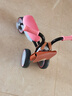 看寶貝（lookbaby）兒童平衡車(chē)1-3歲平衡車(chē)兒童滑步車(chē)兒童車(chē)周歲禮物寶寶平衡車(chē) 泡泡粉|碳鋼車(chē)架+背包 曬單實(shí)拍圖