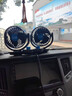 湖鑫車載風扇12v24v點煙器貨車面包車內大風力電風扇降溫汽車用散熱 【超靜音強風力】12v面包車用317 雙頭雙開關 曬單實拍圖