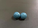 京蔻迪銀針?biāo){色云母琺瑯圓球耳環(huán)女2025新款高感輕奢氣質(zhì)獨(dú)特耳環(huán)耳飾 油畫藍(lán) 曬單實(shí)拍圖