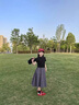 MOKITOUL女童連衣裙夏季2025新款輕奢小眾高端兒童短袖套裝裙漂亮大童裙子 黑色套裝（高端禮盒包裝） 40 cm2 1 曬單實拍圖
