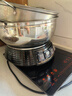 蘇泊爾（SUPOR）電蒸鍋多功能電煮鍋家用電熱鍋電蒸籠電炒鍋15L大容量蒸菜神器2200W大功率 15L ZN32YK12 曬單實(shí)拍圖