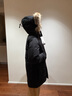 君羽戶外羽絨服男中長款男士800蓬工裝服派克服加厚防水鵝絨服D52071 黑色-男女款 XS 推薦女110斤以下/男120斤以下 曬單實(shí)拍圖