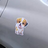 宰摟甜點(diǎn)狗狗車(chē)貼保險杠遮蓋劃痕電動(dòng)車(chē)汽車(chē)裝飾劃痕卡通課 可愛(ài)狗狗15厘米一對裝 曬單實(shí)拍圖