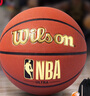 威爾勝（Wilson）NBA經(jīng)典燙金7號(hào)PU耐磨防滑成人用籃球WZ2013601CN7 曬單實(shí)拍圖
