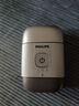 飛利浦（PHILIPS）電動(dòng)剃須刀鵝卵石便攜式刮胡刀 0.0微米凈剃黃金比例 冰川銀 生日禮物七夕情人節(jié)禮物送老公送男友 曬單實(shí)拍圖