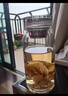 GIVEGOOD德國(guó)高顏值加厚大肚玻璃杯單層水杯高硼硅學(xué)生女大容量茶杯大肚杯 鏡面水晶玻璃蓋300/m/l++杯套 曬單實(shí)拍圖