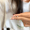 中國黃金（CHINA GOLD）銀耳釘女99足銀四葉草耳釘高級感時(shí)尚耳飾七夕情人節禮物送女友 【今/次日達】四葉草耳釘 曬單實(shí)拍圖