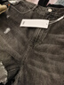 森馬（Semir）牛仔褲女寬松潮酷個性美式熱褲酷颯風(fēng)夏街頭毛邊短褲復(fù)古辣妹 牛仔水洗黑98201 29 曬單實拍圖
