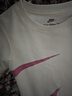 NIKE 耐克童裝T恤2025年夏季新款大LOGO圖案女童輕薄柔軟抗皺短袖上衣 曬單實(shí)拍圖