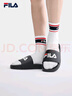 斐樂(lè)（FILA） FUSION斐樂(lè)潮牌男鞋【章昊同款】BANK III滑板生活鞋酷板鞋3代 雪白/黑-SB 41 曬單實(shí)拍圖
