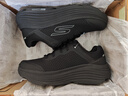 斯凱奇（Skechers）【梁朝偉同款】縱云跑鞋丨2025新品男女同款緩震專(zhuān)業(yè)公路跑步鞋 男款-全黑色/BBK 43 曬單實(shí)拍圖
