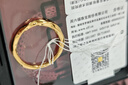 周六福5D硬金黃金戒指女莫比烏斯環(huán)生日禮物計價(jià)A019631 15號 約1.3g  曬單實(shí)拍圖
