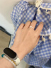 伊黛兒知春999足銀花朵戒指女小眾設計輕奢高級感2025新款可調節(jié)食指環(huán) 999足銀花朵戒指R0660 曬單實拍圖