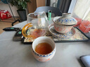 瀾春江汝窯敦煌飛天蓋碗茶杯茶具套裝陶瓷國潮風(fēng)泡茶碗品茗杯高檔伴手禮 馬蹄蓋碗8頭套組 【高檔禮盒裝】 曬單實拍圖