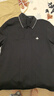 GXG男裝24年夏季領(lǐng)口撞色刺繡短袖Polo衫男短袖 黑色 XL 曬單實(shí)拍圖