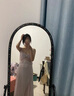 絲可蕊睡衣女夏季2025新款帶胸墊可外穿薄款睡裙蕾絲吊帶性感純欲家居服 淺紫色（短裙+杯墊+外套） XL （110-130斤） 曬單實拍圖