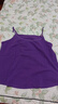 漫藍夢(mèng)2026新款夏季吊帶背心女裝棉麻純色打底外穿文藝復興百搭氣質(zhì)上衣 紫色 XL 建議120-135斤 曬單實(shí)拍圖