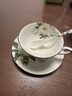 品來(lái)運 小清新辦公室茶杯陶瓷咖啡杯碟套裝歐式下午茶具田園風(fēng)花茶杯 茶花 杯碟（1套） 曬單實(shí)拍圖