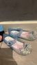 百麗童鞋女童水晶鞋25年春夏新款兒童閃燈鞋小女孩發(fā)光鞋果凍鞋藍色27 曬單實拍圖
