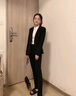 匆蒙西服女小西裝外套職業(yè)裝學(xué)生面試正裝職員酒店銀行氣質(zhì)修身工作服 曬單實(shí)拍圖