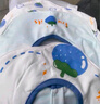 貝肽斯嬰兒圍嘴春秋加厚寶寶防吐奶口水巾純棉防水新生兒飯兜圍兜 切爾西山竹【棉*導(dǎo)濕速干】3條裝 曬單實(shí)拍圖