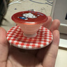 PopSockets【零食天堂】Hello Kitty合作款手機(jī)支架蘋果磁吸囊伸縮防摔粘貼指環(huán)扣手機(jī)MAGSAFE磁吸生態(tài)圓啪嗒 經(jīng)典坐坐+紅白格紋啪嗒盤 曬單實(shí)拍圖