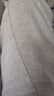 衣瑾帛社哈倫褲女夏款文藝棉麻女裝松緊腰亞麻休閑褲女九分褲寬松拼接女褲 麻色 M 曬單實(shí)拍圖