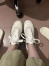 小碼女鞋313233碼真皮厚底2025年夏季透氣新款系帶休閑板鞋女34碼 杏色【增高6cm】 32 曬單實(shí)拍圖