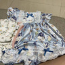 巴厘小豬（BALIPIG）【斷碼清倉】女寶寶連衣裙洛麗塔女童公主裙夏季短袖嬰兒衣服洋氣 熱氣球旅行記 100 cm 曬單實(shí)拍圖