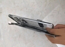 Freeson 適用華為Mate X6手機(jī)殼支架保護(hù)套全包防摔電鍍殼鉸鏈保護(hù)邊框（殼膜一體-防窺鋼化膜）銀色 曬單實(shí)拍圖