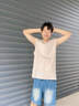 真維斯（Jeanswest）純棉背心男夏季吸汗透氣無(wú)袖t恤青少年美式潮牌健身寬松大碼坎肩 黑色(自由意志胸標) L (175) (收藏加購優(yōu)先發(fā)) 曬單實(shí)拍圖