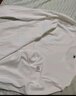 名創(chuàng)優(yōu)品純棉長袖t恤男春秋季純色圓領(lǐng)內(nèi)搭衣服寬松休閑打底衫 白色 XL  曬單實拍圖