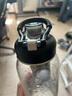 樂扣樂扣（LOCK&LOCK）刻度水杯男款茶水分離泡茶杯玻璃杯大容量1000ml耐高溫高硼硅杯子 刻度男士直飲泡茶杯800ml +杯套 曬單實拍圖