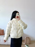 坦博爾羽絨服女新款2025年秋冬短款潮流廓形時(shí)尚保暖防寒外套TB5330278D 奶芙米 S (160) 曬單實(shí)拍圖