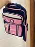 巴布豆兒童書(shū)包小學(xué)生書(shū)包1-6年級背包輕便男孩開(kāi)學(xué)女童英倫風(fēng)雙肩包韓版6-12周歲防水 22037粉色小號 曬單實(shí)拍圖