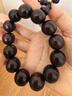 月印百川 七夕情人節(jié)禮物滿(mǎn)金星小葉紫檀手串佛珠手鏈男女款福祿款約18mm 曬單實(shí)拍圖