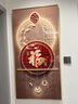 新款福字LED燈玄關(guān)裝飾畫九魚現(xiàn)代入戶高端掛畫走廊過道大氣壁畫 （晶瓷鑲鉆）1款 60x120（推薦70-90墻寬） （金框）不帶燈 曬單實拍圖