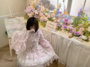 凱安尼（KAIANNI）Lolita洋裝華麗花嫁jsk吊帶連衣裙洛麗塔女生日禮服蘿莉公主 粉內(nèi)搭+尾翼+飛機(jī)盒 S 90斤以下 曬單實(shí)拍圖