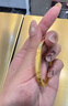 含春花小雛菊手鐲2025新款999足金包銀鐲子生日禮物送女友老婆司鳳同款 開口小雛菊約28克 曬單實拍圖