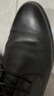 百麗七夕禮物商務皮鞋男牛皮革通勤正裝皮鞋婚鞋A0558CM1 黑色2 42 曬單實拍圖