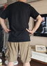 始祖鳥(niǎo)（ARC'TERYX）Arc'Word Logo Shirt SS 男子鳥(niǎo)標(biāo)印花純棉短袖 透氣圓領(lǐng)T恤上衣 Black II/金標(biāo)黑色 M (70kg-80kg)尺碼偏大 曬單實(shí)拍圖