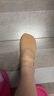 小茉莉舞蹈彈力舞蹈鞋女軟底中國舞古典芭蕾練功兒童貓爪鞋拼網(wǎng)夏 駝色 38 曬單實拍圖