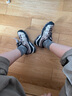 薩洛蒙（Salomon）男女款 戶外運動休閑舒適透氣跑步長襪子 EVASION ANKLE 2-PACK 淺灰色 C19834 M 曬單實拍圖