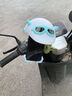 HAWEIWIND電動(dòng)車(chē)頭盔手機(jī)架電瓶車(chē)外賣(mài)遮陽(yáng)導(dǎo)航支架防震防雨自行車(chē)騎行支架 奶系咖+咖頭盔【鏡座款】 曬單實(shí)拍圖