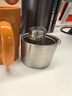 HUYO茶漏316不銹鋼小茶濾煮茶配件茶倉茶葉分離過濾網(wǎng)保溫杯泡茶神器 316小柱茶漏【1個裝】+掛鏈 曬單實拍圖